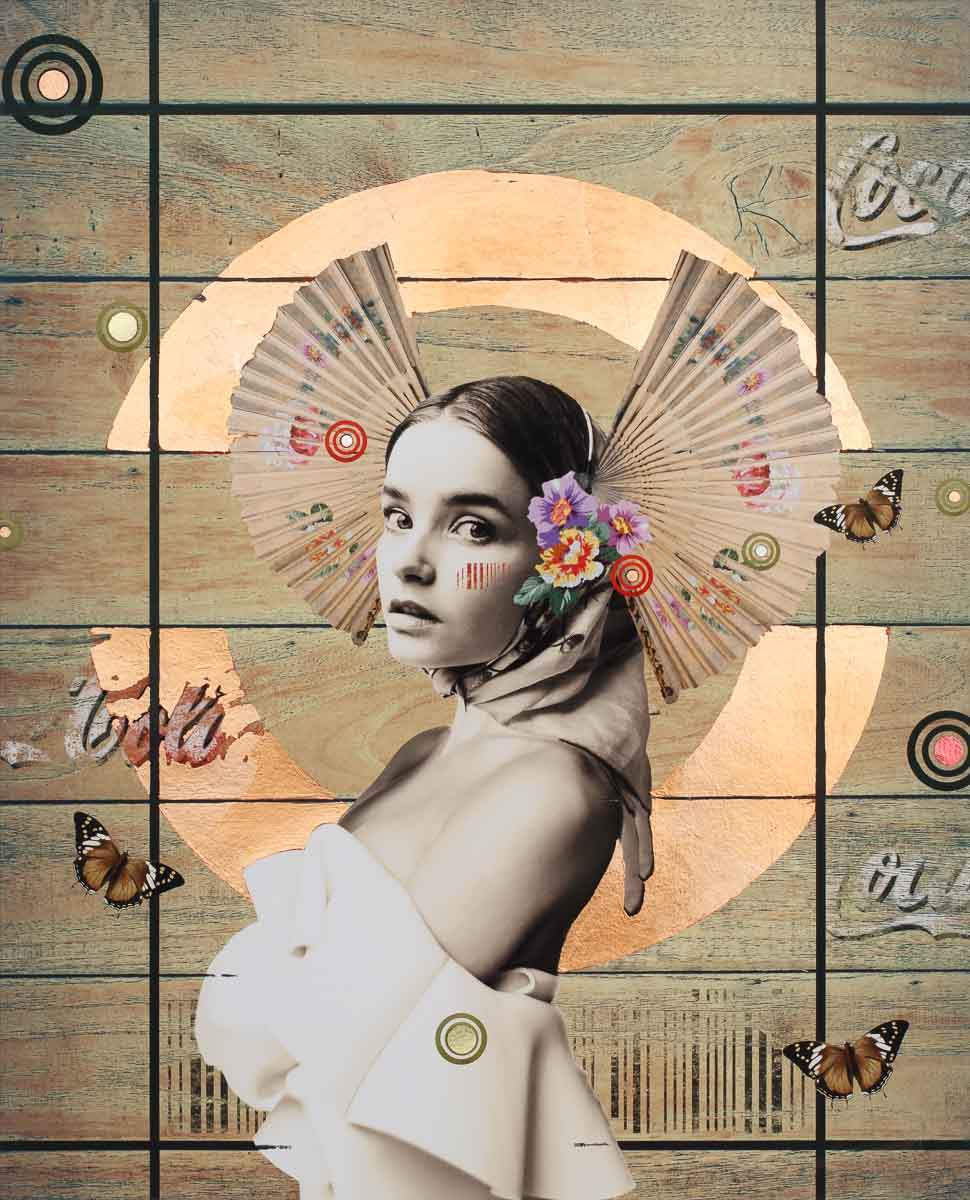 Cola (Copper) - Paper Edition by artist Gareth Tristan Evans - Wyecliffe Galleries