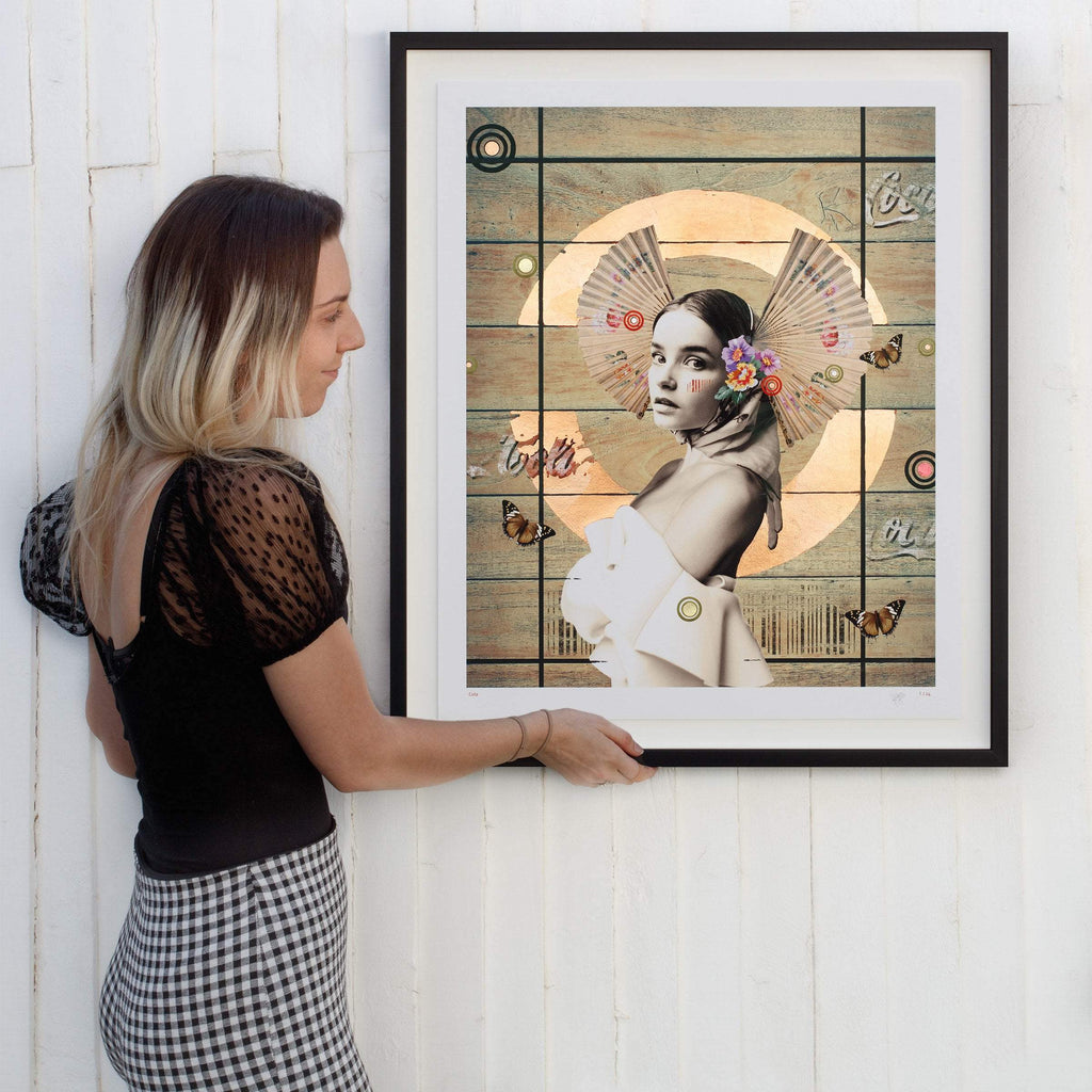 Cola (Copper) - Paper Edition by artist Gareth Tristan Evans - Wyecliffe Galleries