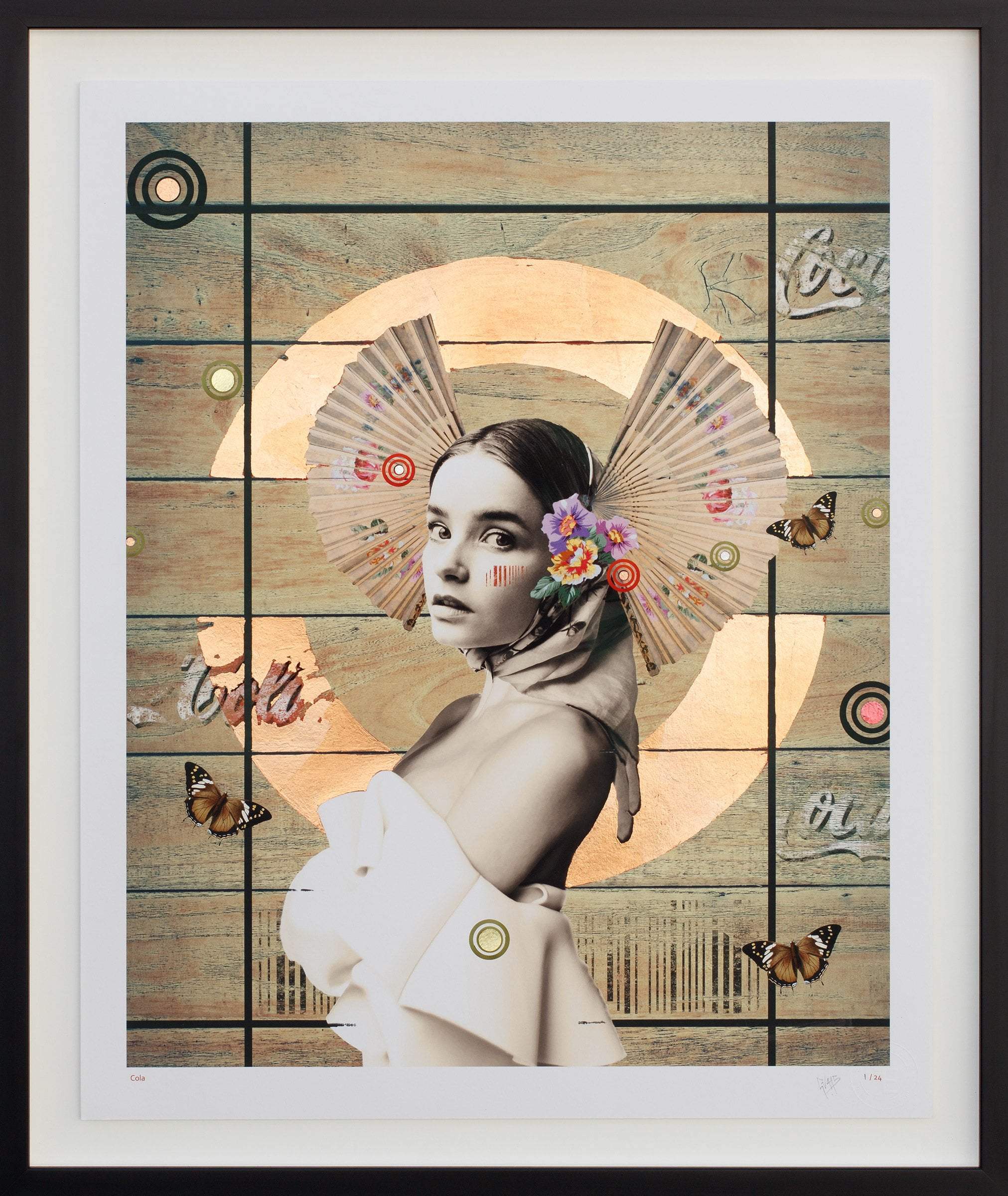 Cola (Copper) - Paper Edition by artist Gareth Tristan Evans - Wyecliffe Galleries