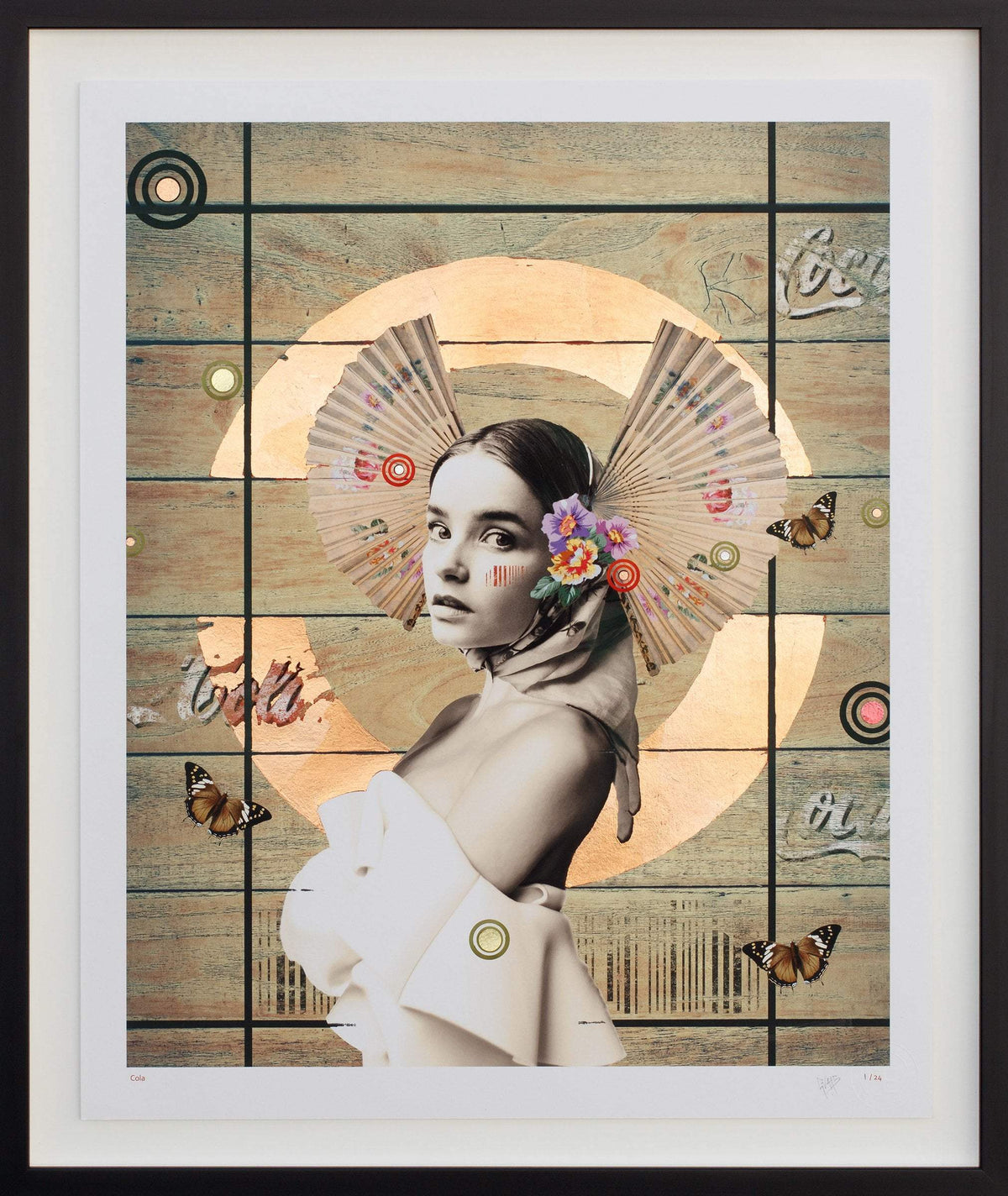 Cola (Copper) - Paper Edition by artist Gareth Tristan Evans - Wyecliffe Galleries