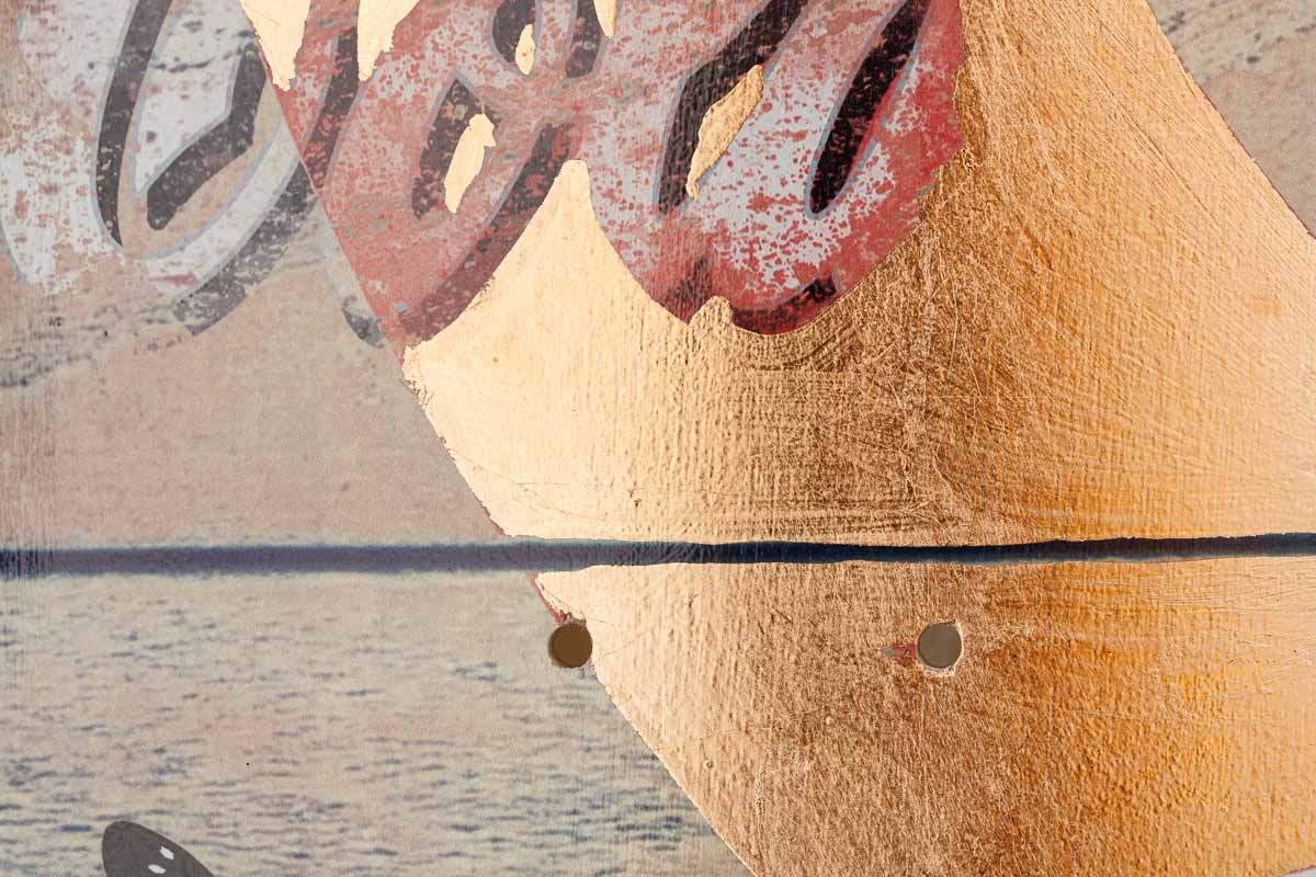 Cola (Copper) - Skate Decks Format - Edition by artist Gareth Tristan Evans - Wyecliffe Galleries