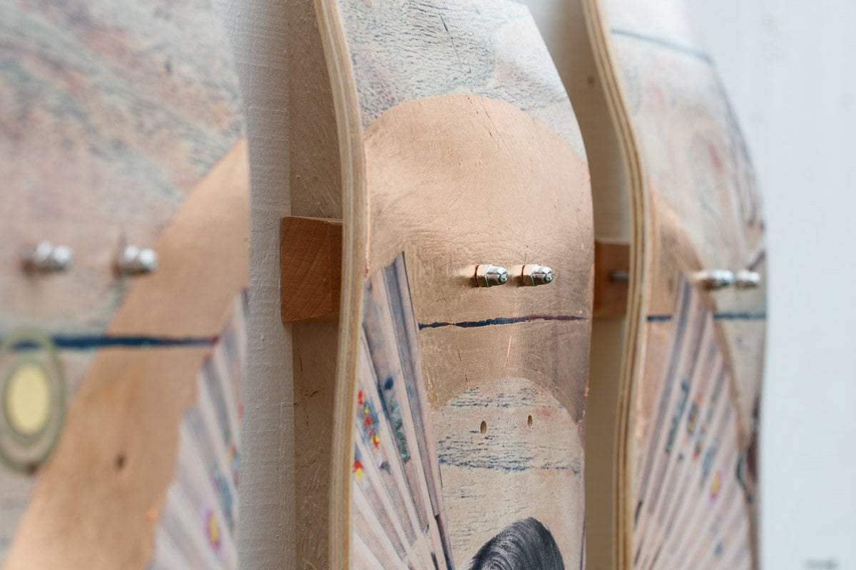 Cola (Copper) - Skate Decks Format - Edition by artist Gareth Tristan Evans - Wyecliffe Galleries