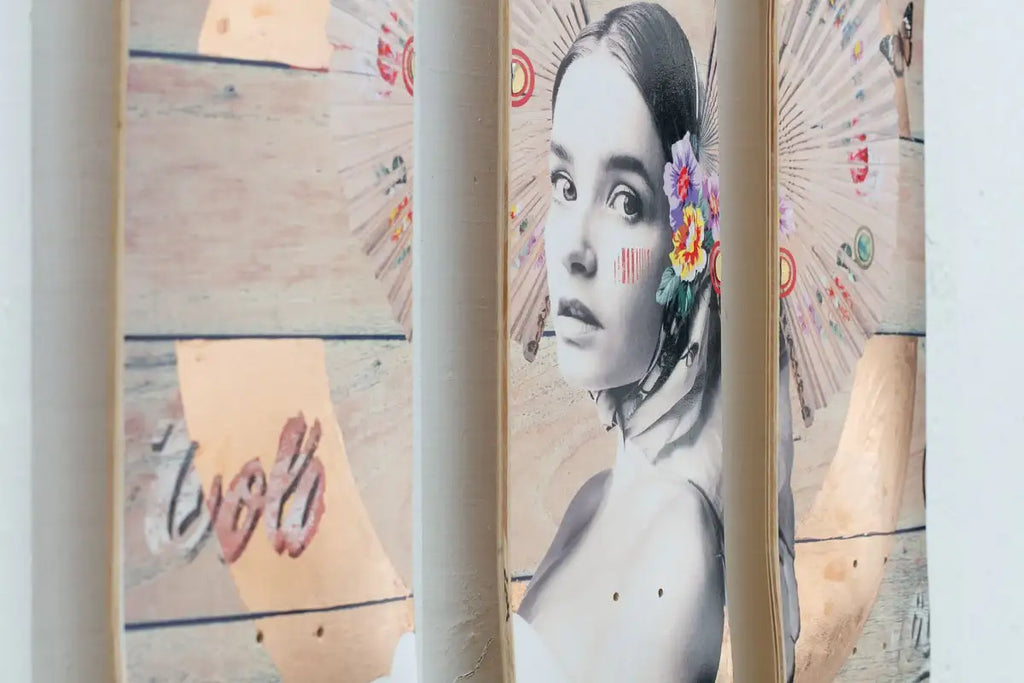 Cola (Copper) - Skate Decks Format - Edition by artist Gareth Tristan Evans - Wyecliffe Galleries