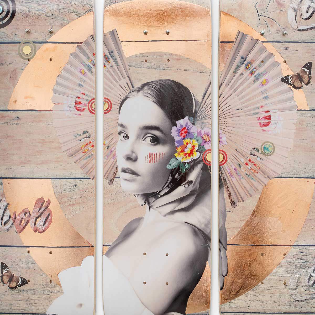 Cola (Copper) - Skate Decks Format - Edition by artist Gareth Tristan Evans - Wyecliffe Galleries