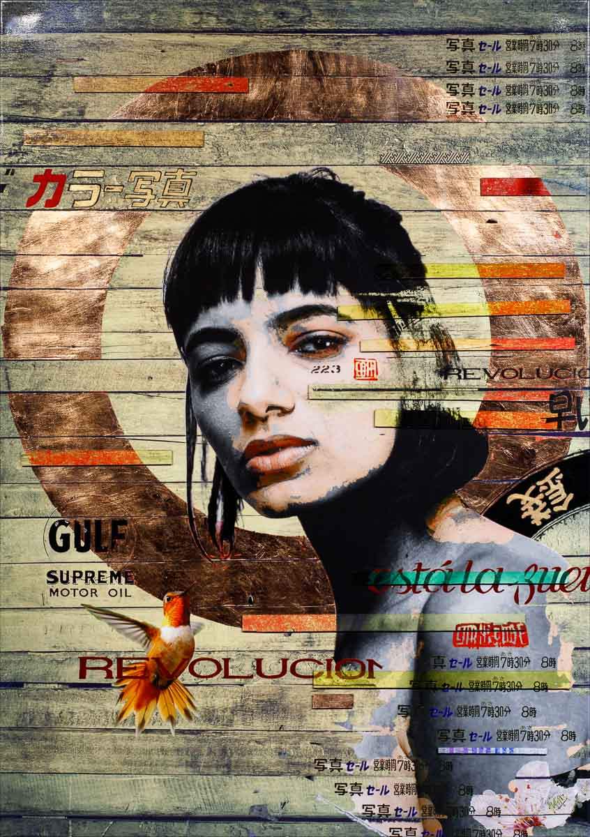 Junk Revolution - XL - Edition by artist Gareth Tristan Evans - Wyecliffe Galleries