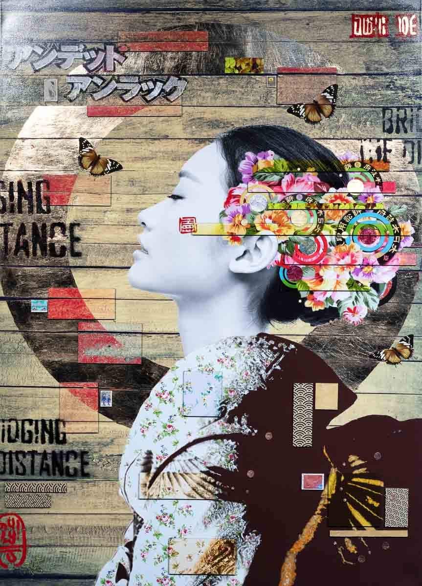 Patience Simbol (Gold) - XL - Final Edition - SOLD by artist Gareth Tristan Evans - Wyecliffe Galleries