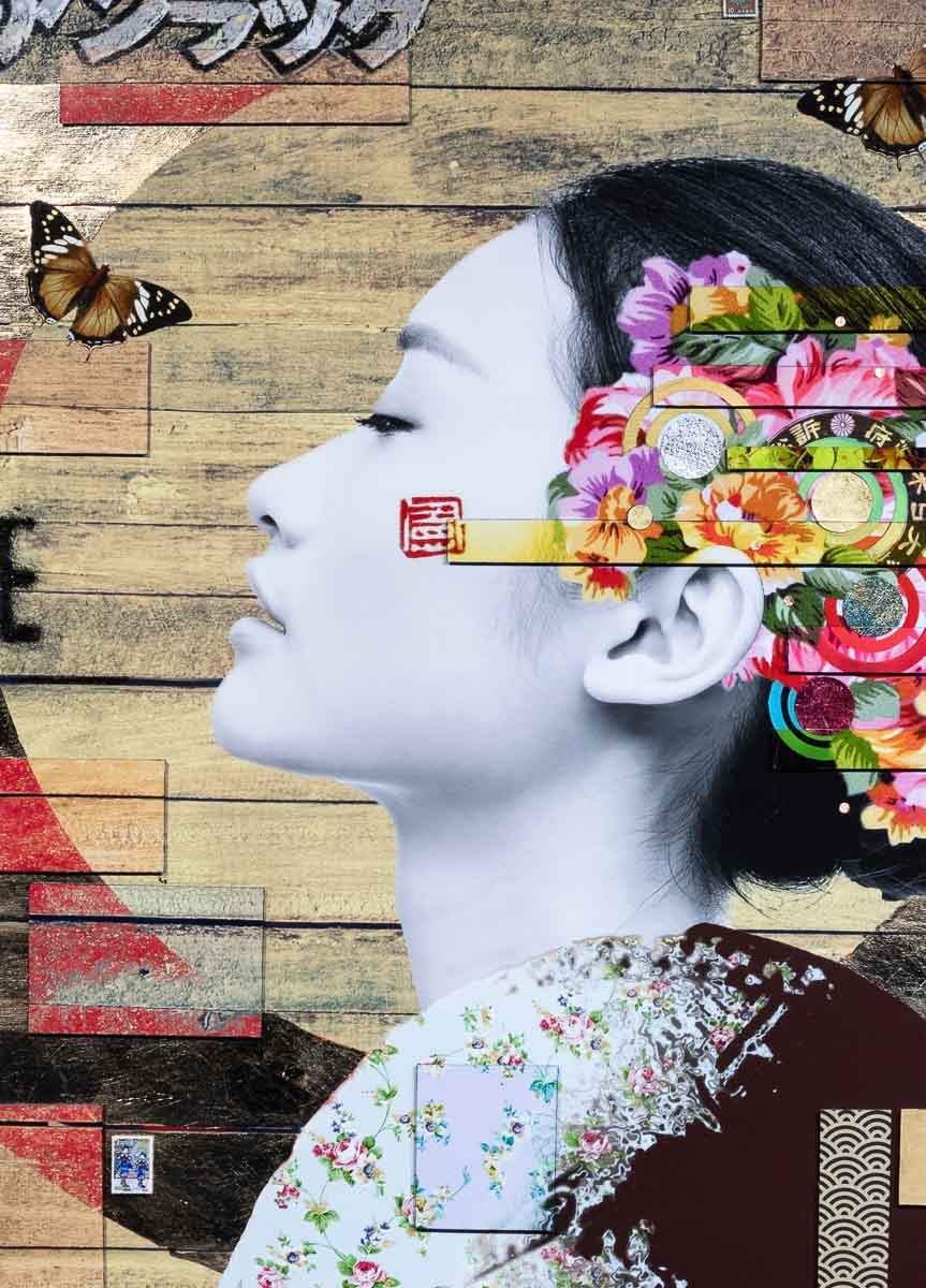 Patience Simbol (Gold) - XL - Final Edition - SOLD by artist Gareth Tristan Evans - Wyecliffe Galleries