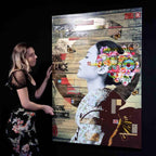 Patience Simbol (Gold) - XL - Final Edition - SOLD by artist Gareth Tristan Evans - Wyecliffe Galleries