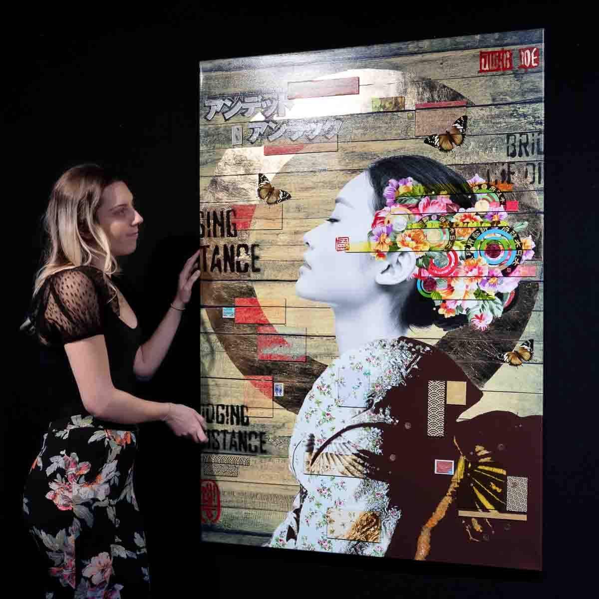 Patience Simbol (Gold) - XL - Final Edition - SOLD by artist Gareth Tristan Evans - Wyecliffe Galleries