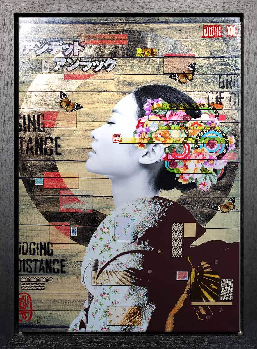 Patience Simbol (Gold) - XL - Final Edition - SOLD by artist Gareth Tristan Evans - Wyecliffe Galleries