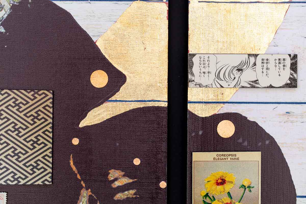 Porcelain Byobu - Edition - SOLD OUT by artist Gareth Tristan Evans - Wyecliffe Galleries