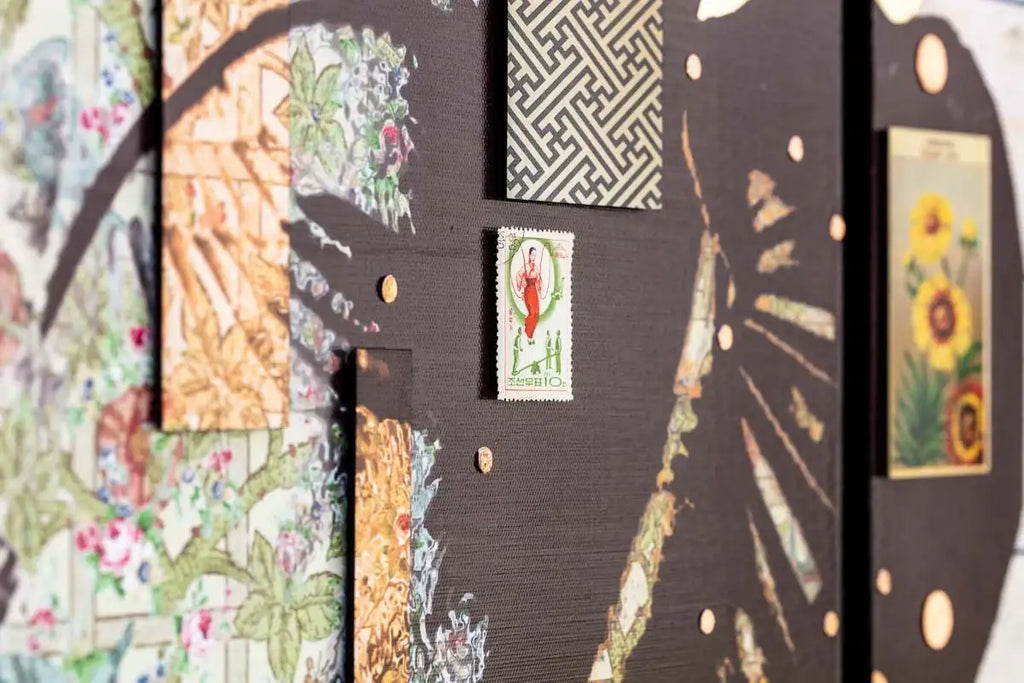 Porcelain Byobu - Edition - SOLD OUT by artist Gareth Tristan Evans - Wyecliffe Galleries