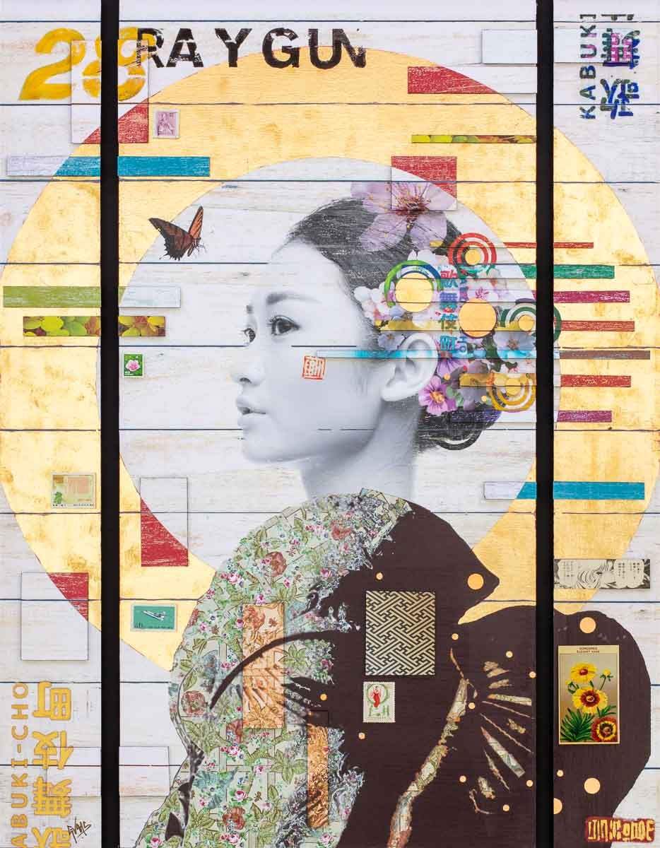 Porcelain Byobu - Edition - SOLD OUT by artist Gareth Tristan Evans - Wyecliffe Galleries