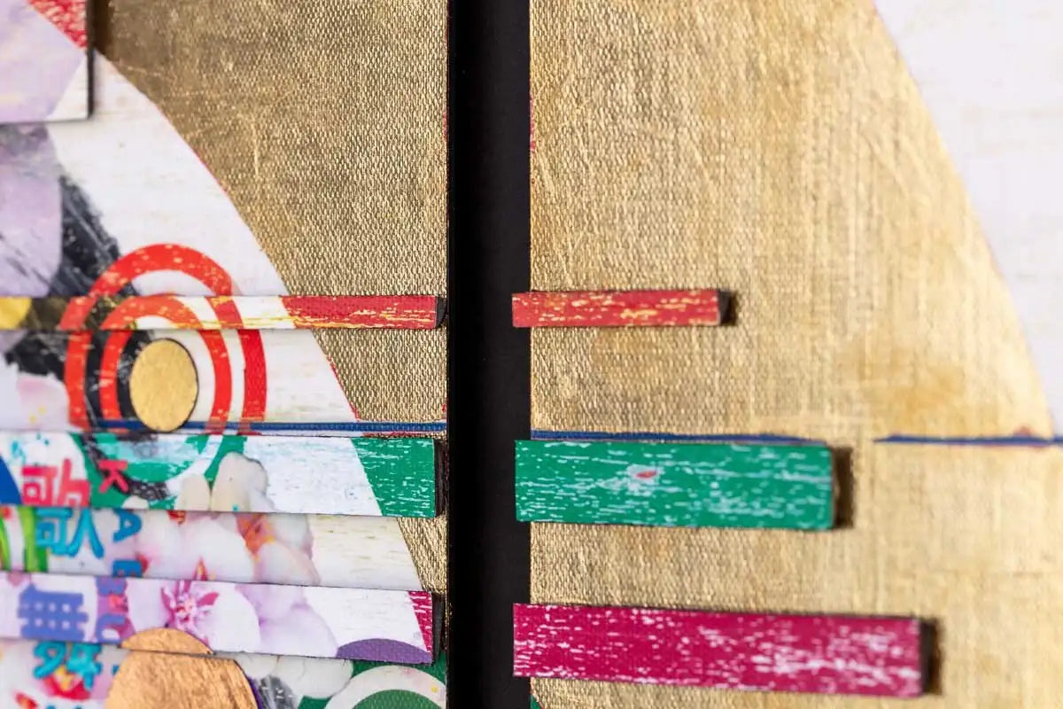 Porcelain Byobu - Edition - SOLD OUT by artist Gareth Tristan Evans - Wyecliffe Galleries