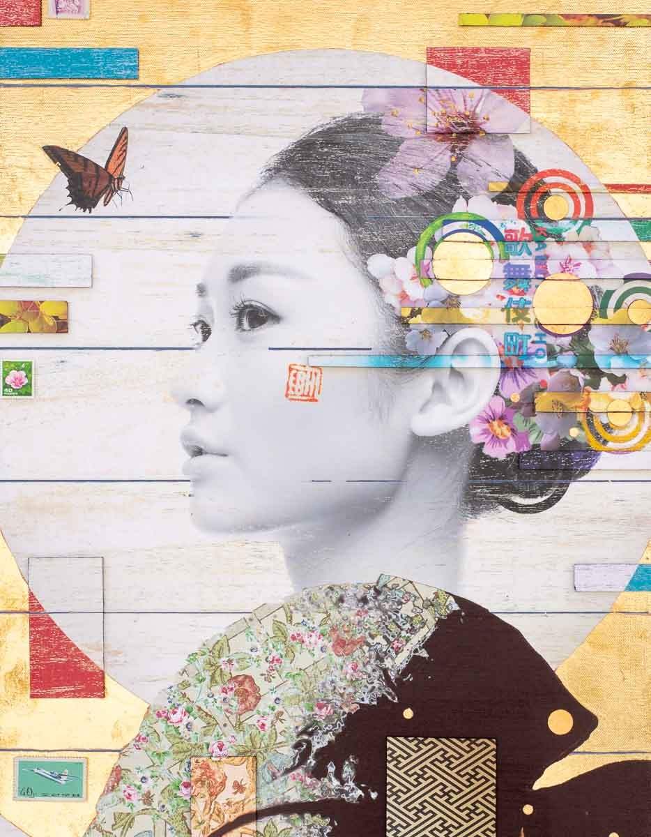 Porcelain Byobu - Edition - SOLD OUT by artist Gareth Tristan Evans - Wyecliffe Galleries