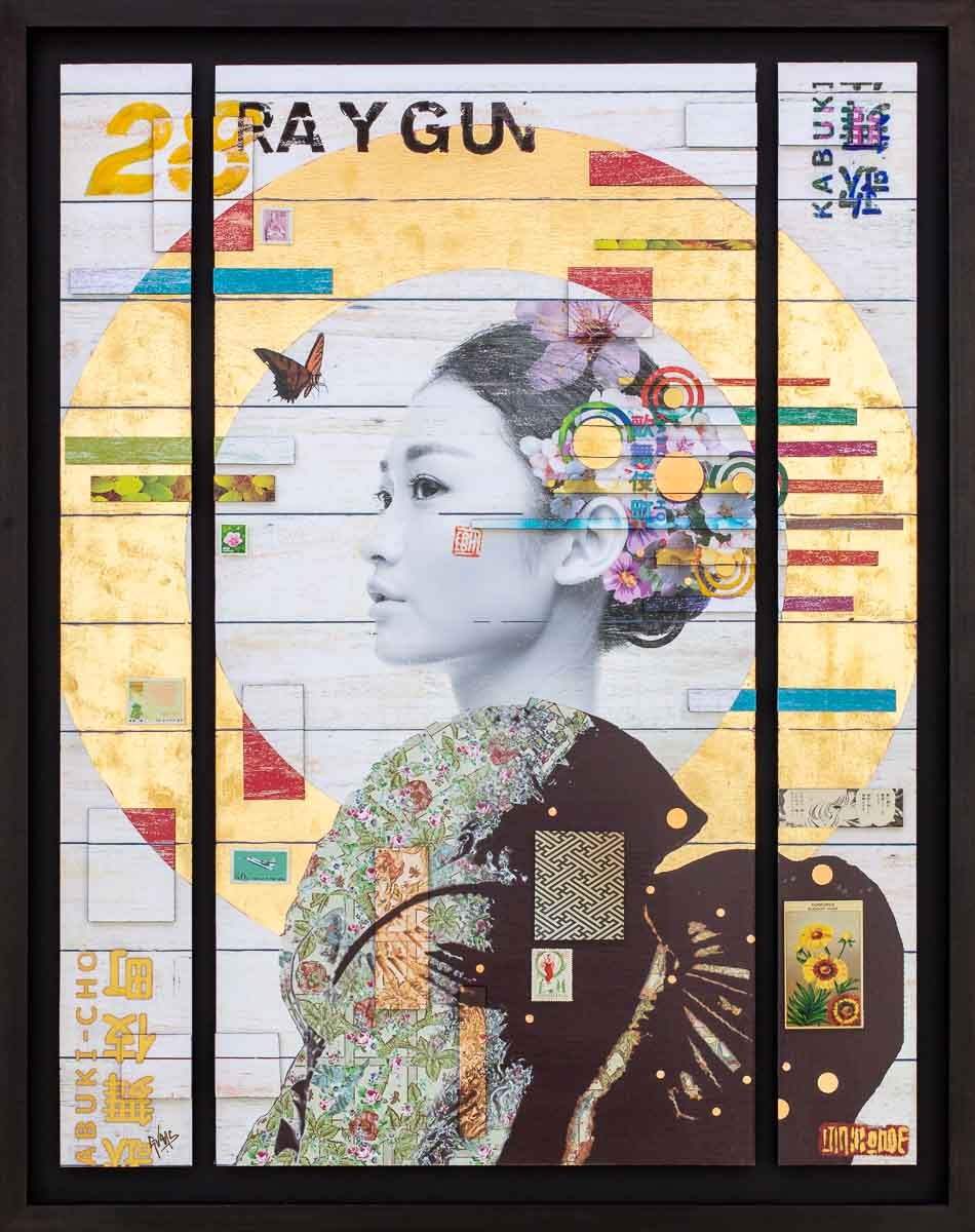 Porcelain Byobu - Edition - SOLD OUT by artist Gareth Tristan Evans - Wyecliffe Galleries