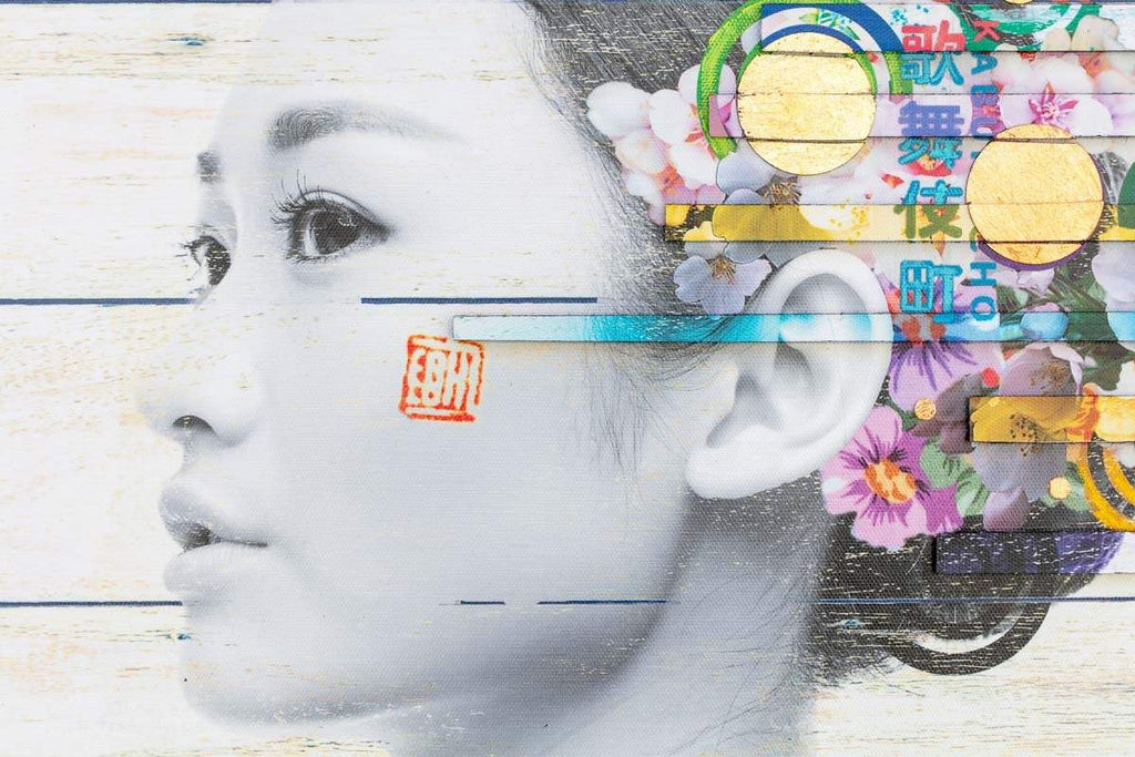 Porcelain Byobu - Edition - SOLD OUT by artist Gareth Tristan Evans - Wyecliffe Galleries