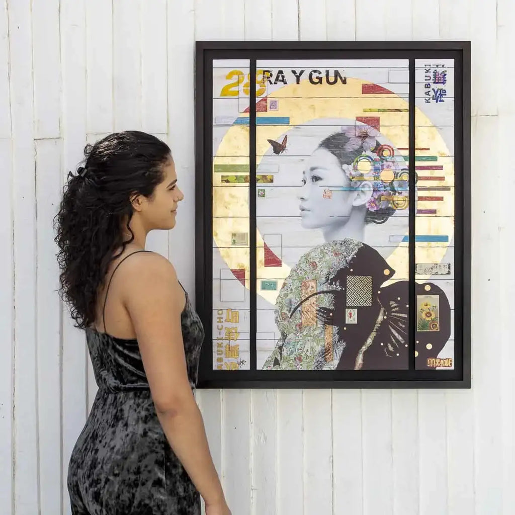 Porcelain Byobu - Edition - SOLD OUT by artist Gareth Tristan Evans - Wyecliffe Galleries