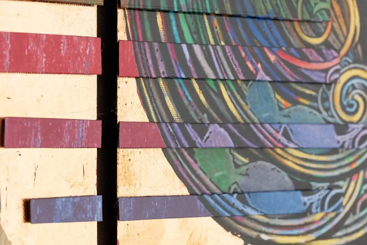 Sphinx Phoenix Byobu - Edition - SOLD OUT by artist Gareth Tristan Evans - Wyecliffe Galleries