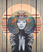 Sphinx Phoenix Byobu - Edition - SOLD OUT by artist Gareth Tristan Evans - Wyecliffe Galleries