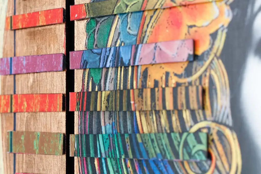 Sphinx Phoenix Byobu - Edition - SOLD OUT by artist Gareth Tristan Evans - Wyecliffe Galleries