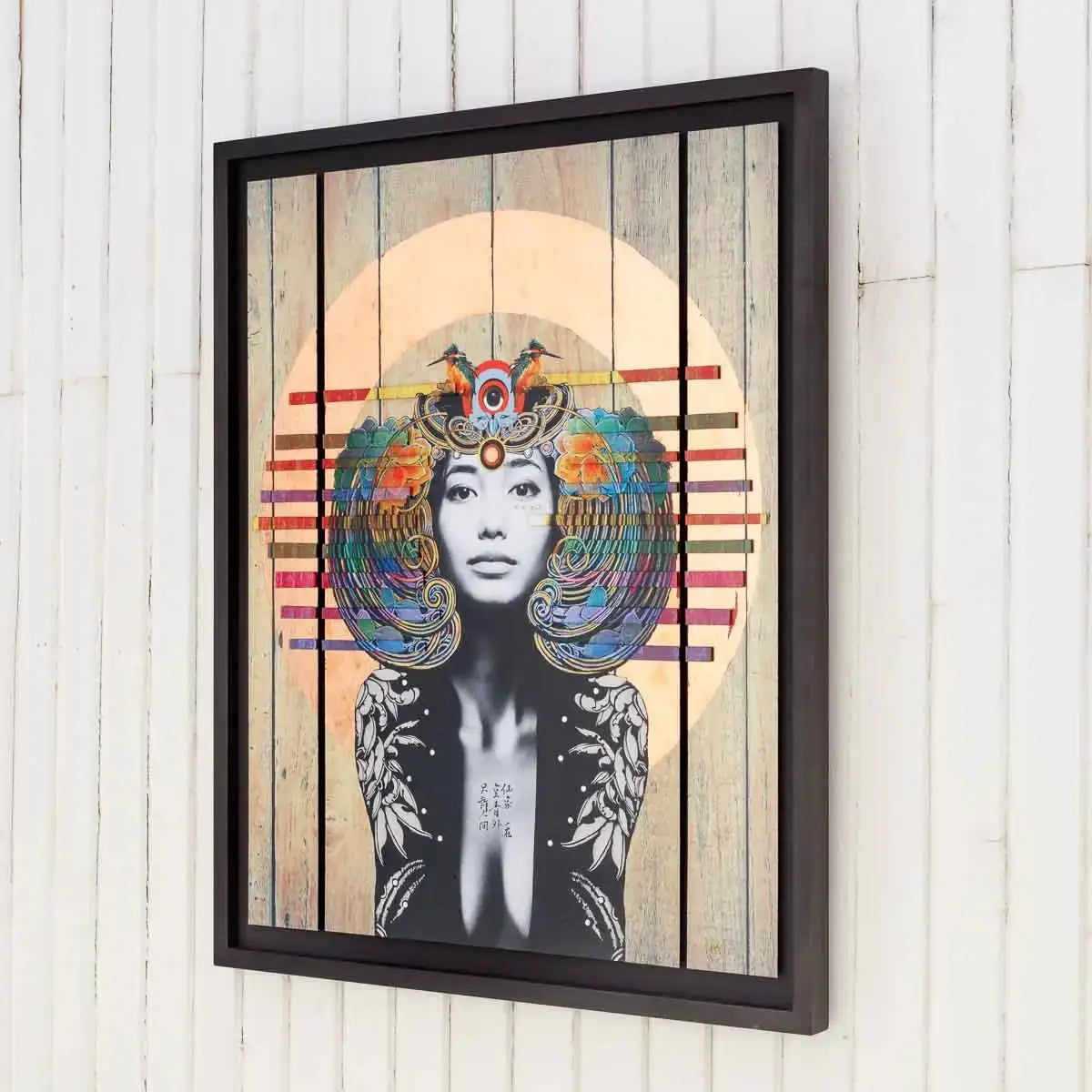 Sphinx Phoenix Byobu - Edition - SOLD OUT by artist Gareth Tristan Evans - Wyecliffe Galleries