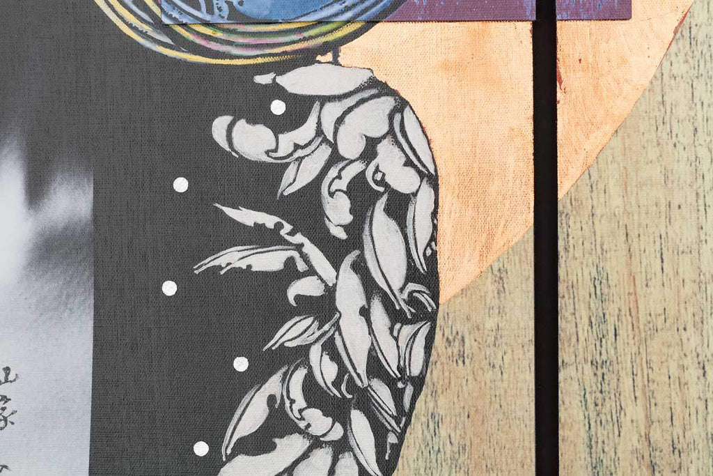 Sphinx Phoenix Byobu - Edition - SOLD OUT by artist Gareth Tristan Evans - Wyecliffe Galleries