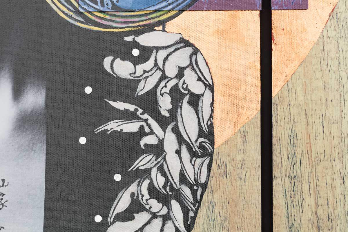 Sphinx Phoenix Byobu - Edition - SOLD OUT by artist Gareth Tristan Evans - Wyecliffe Galleries