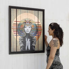 Sphinx Phoenix Byobu - Edition - SOLD OUT by artist Gareth Tristan Evans - Wyecliffe Galleries