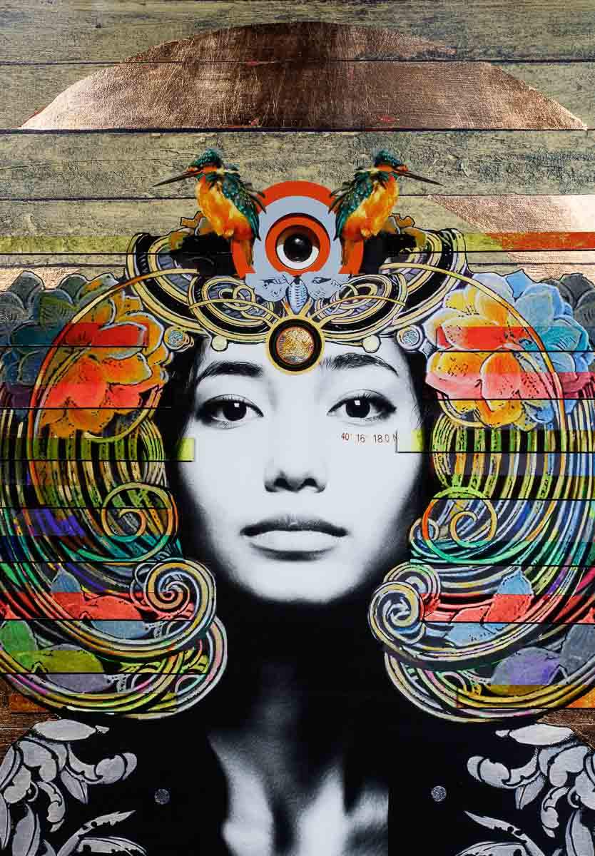 Sphinx Phoenix (Copper) - XL - Final Edition - SOLD by artist Gareth Tristan Evans - Wyecliffe Galleries