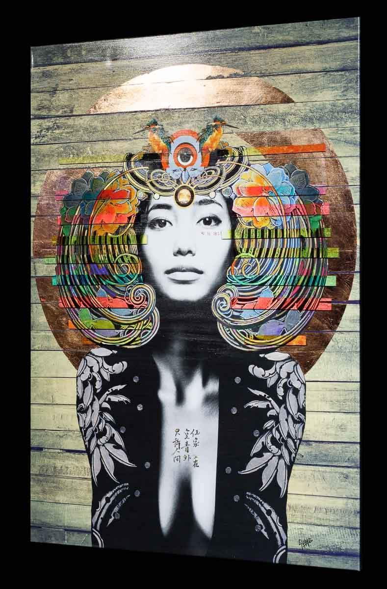 Sphinx Phoenix (Copper) - XL - Final Edition - SOLD by artist Gareth Tristan Evans - Wyecliffe Galleries