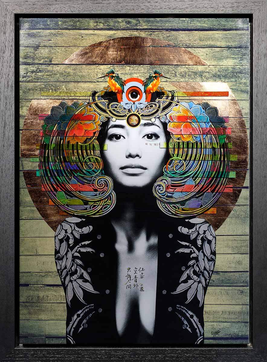 Sphinx Phoenix (Copper) - XL - Final Edition - SOLD by artist Gareth Tristan Evans - Wyecliffe Galleries