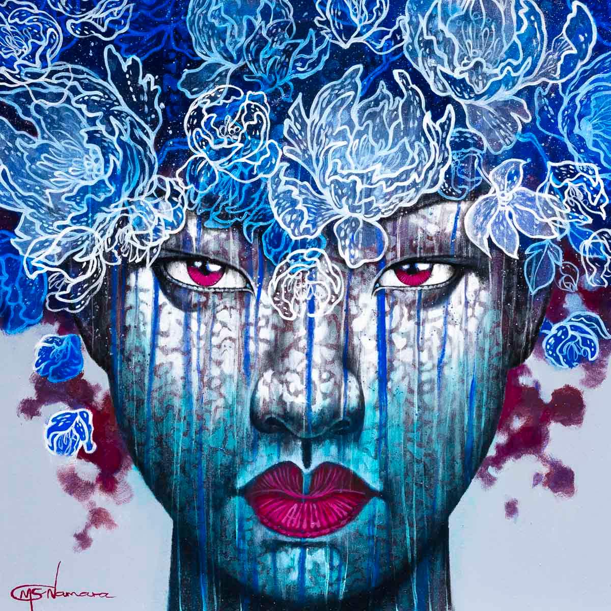 Azure - Original - SOLD by artist Gary McNamara - Wyecliffe Galleries