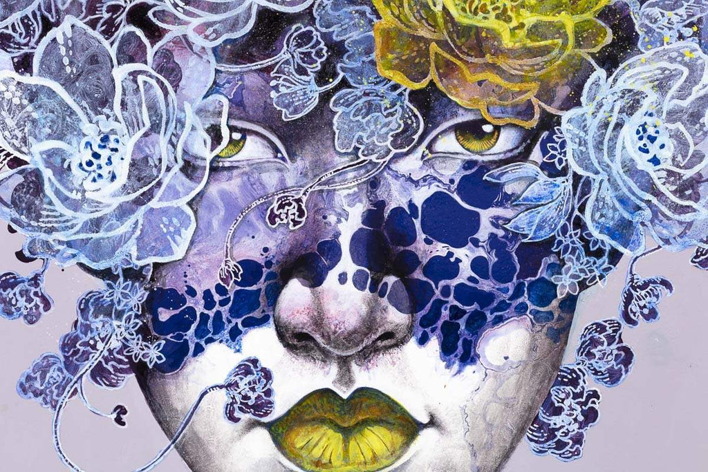 Behind Her Eyes - Original - SOLD by artist Gary McNamara - Wyecliffe Galleries