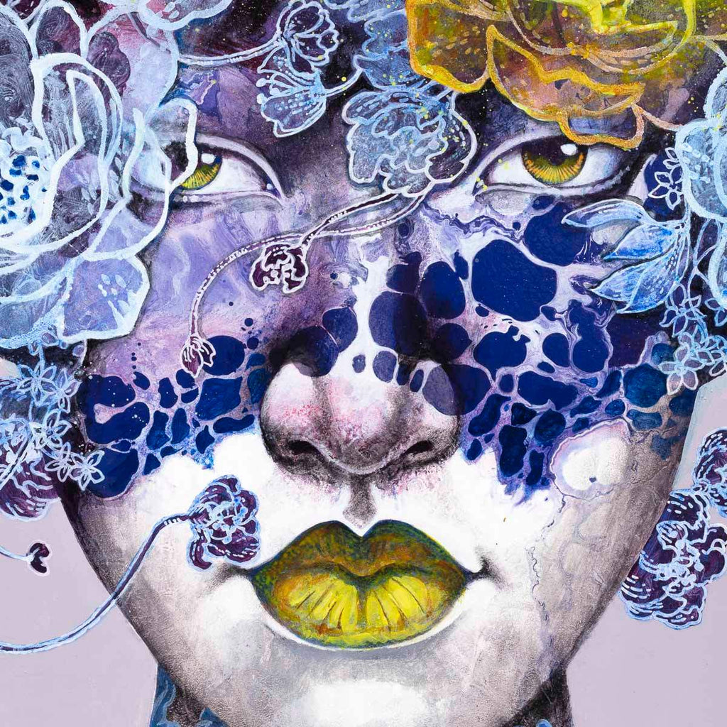 Behind Her Eyes - Original - SOLD by artist Gary McNamara - Wyecliffe Galleries