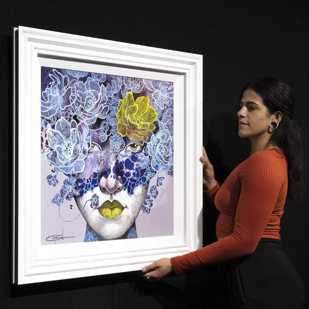 Behind Her Eyes - Original - SOLD by artist Gary McNamara - Wyecliffe Galleries