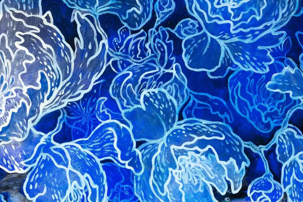 Blue Marble - Original - SOLD by artist Gary McNamara - Wyecliffe Galleries