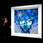 Blue Marble - Original - SOLD by artist Gary McNamara - Wyecliffe Galleries