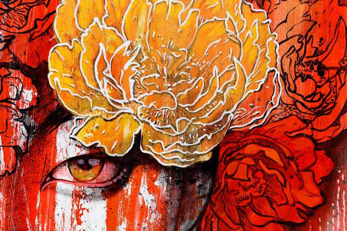 Botanical Gemini - Original by artist Gary McNamara - Wyecliffe Galleries