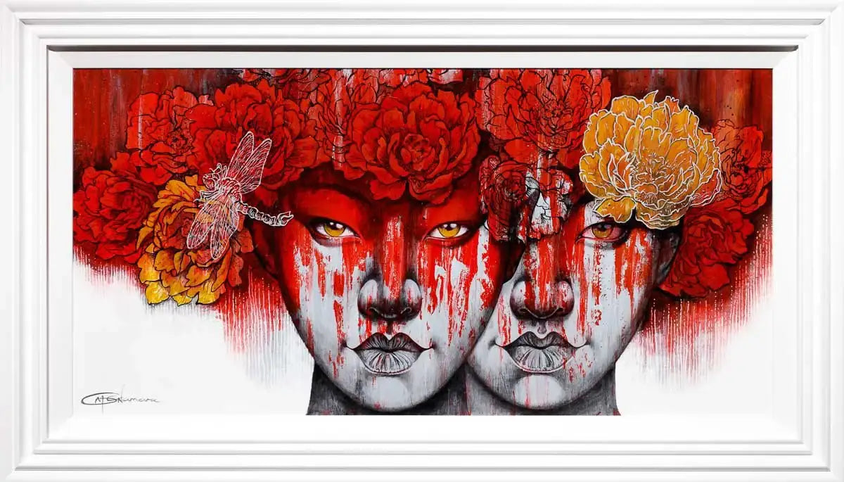 Botanical Gemini - Original by artist Gary McNamara - Wyecliffe Galleries