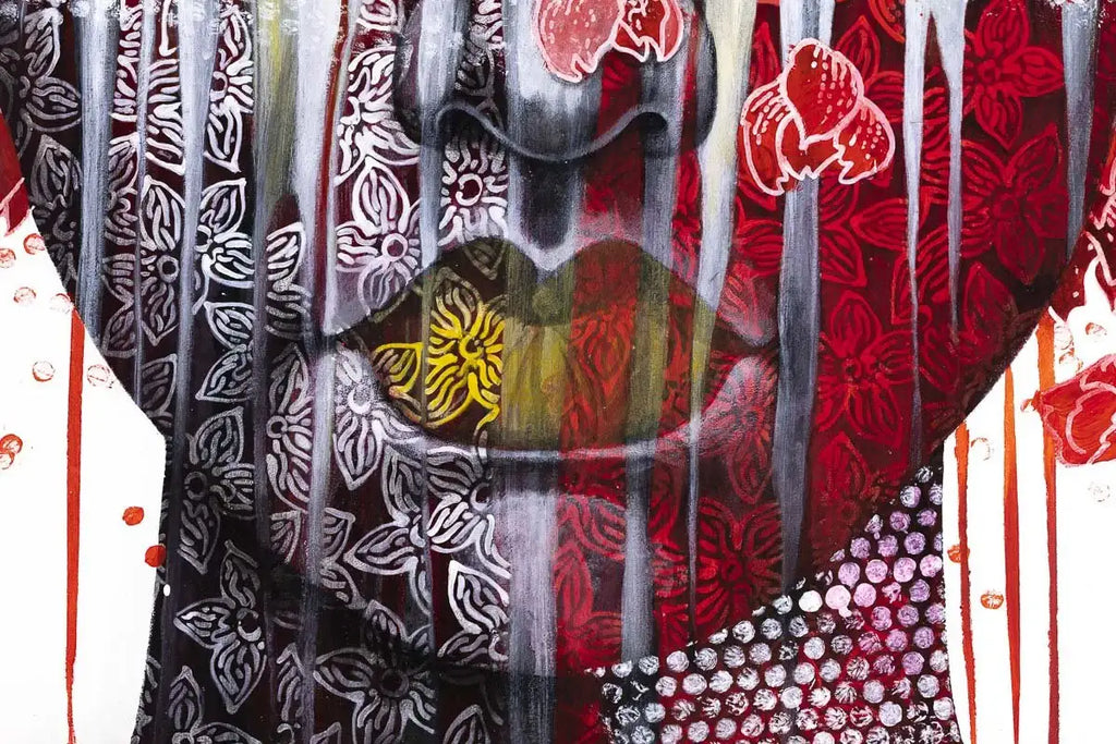 Crimson - Original - SOLD by artist Gary McNamara - Wyecliffe Galleries