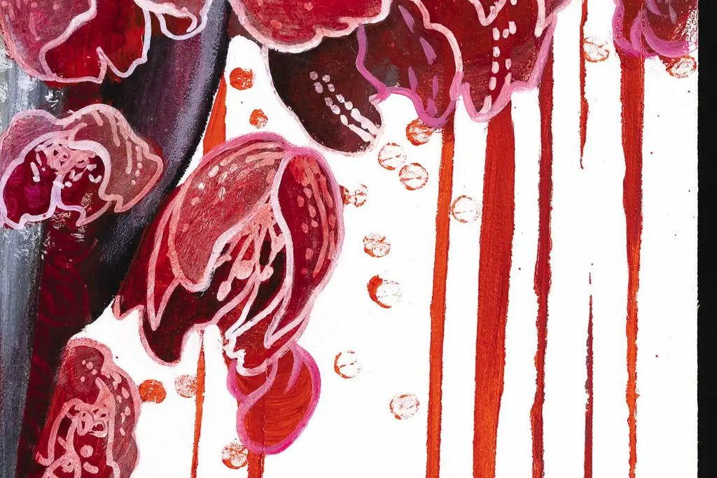 Crimson - Original - SOLD by artist Gary McNamara - Wyecliffe Galleries