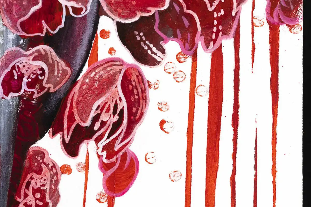 Crimson - Original - SOLD by artist Gary McNamara - Wyecliffe Galleries