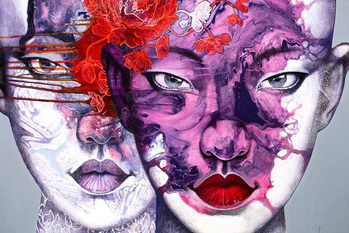 Dynamic Duo - Original - SOLD by artist Gary McNamara - Wyecliffe Galleries