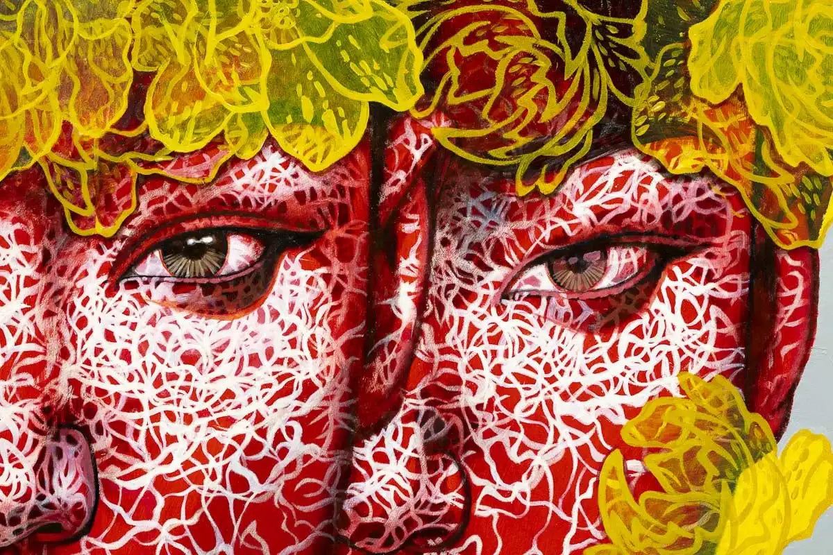 Entwined - Original - SOLD by artist Gary McNamara - Wyecliffe Galleries