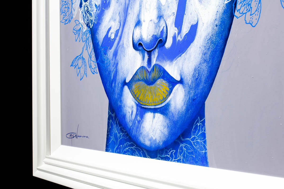 Fades of Blue - Original Gary McNamara Framed