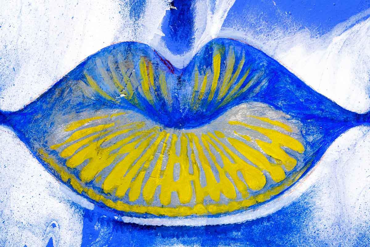 Fades of Blue - Original - SOLD by artist Gary McNamara - Wyecliffe Galleries