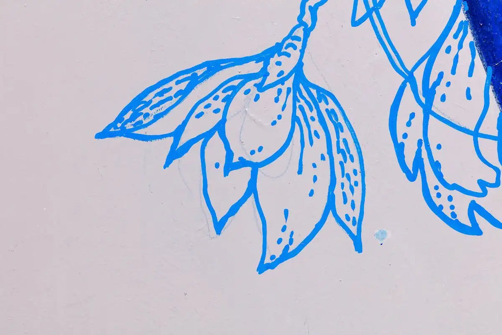 Fades of Blue - Original - SOLD by artist Gary McNamara - Wyecliffe Galleries