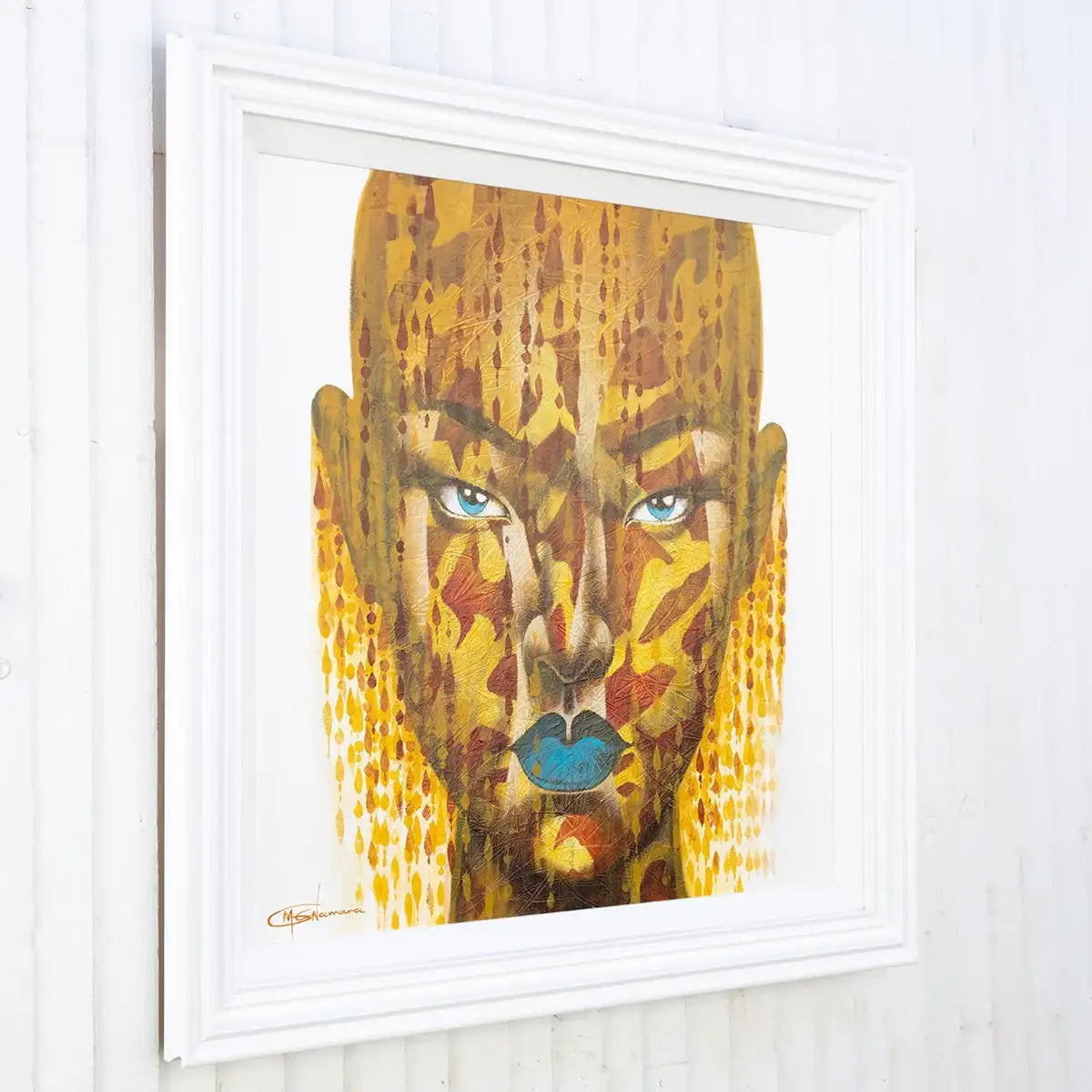 Fades of Yellow - Original - SOLD by artist Gary McNamara - Wyecliffe Galleries