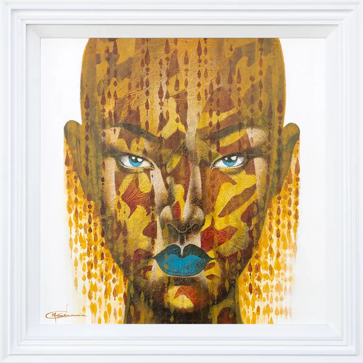 Fades of Yellow - Original - SOLD by artist Gary McNamara - Wyecliffe Galleries